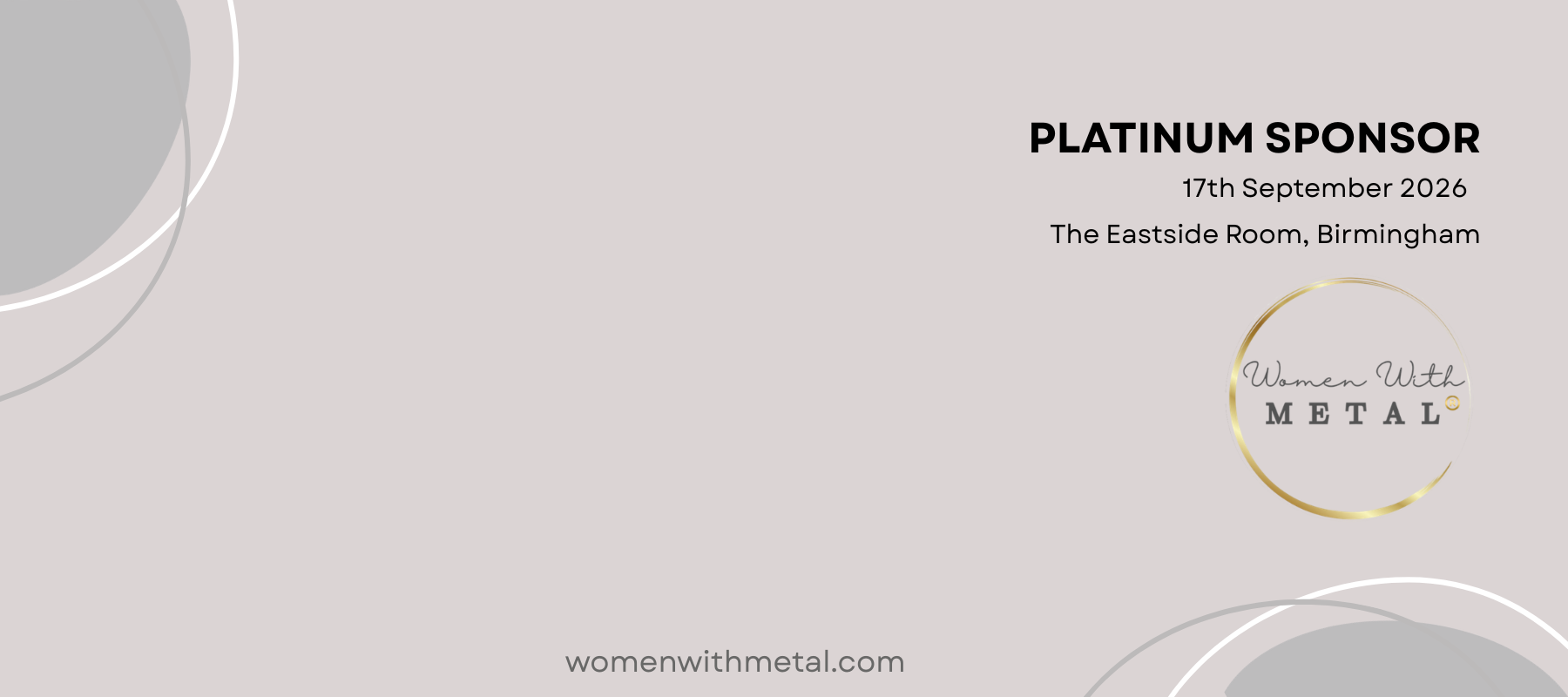 Women with Metal Platinum Sponsors