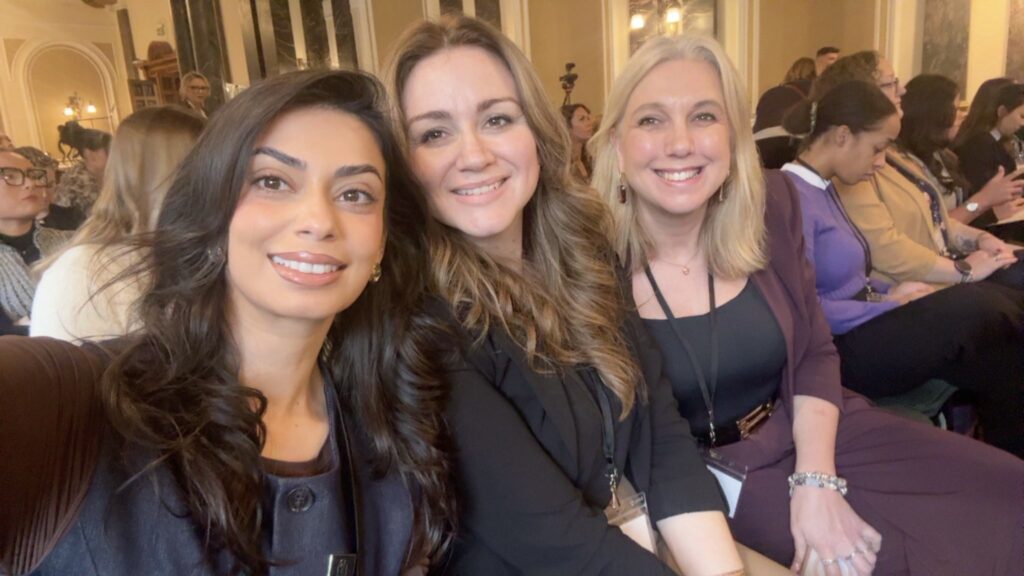 Sabrina, Sarah & Laura attend Women in Recycling