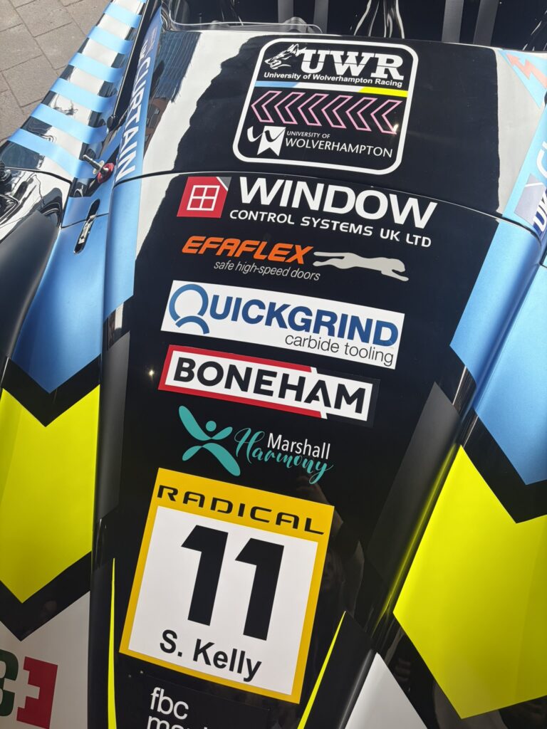 The Marshall Harmony Logo sitting proudly on the Radical SR3XXR 