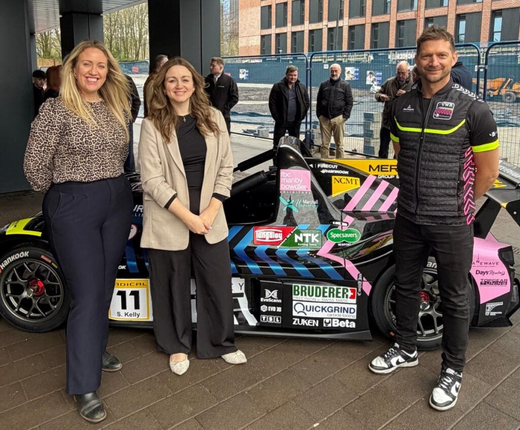 Ellie, Sarah & Shane at the launch of the Radical SR3XXR